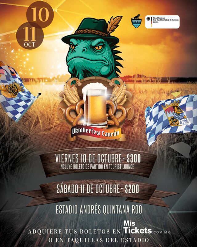 Cancún FC y el Consulado de Alemania traen la fiesta del Oktoberfest al Caribe