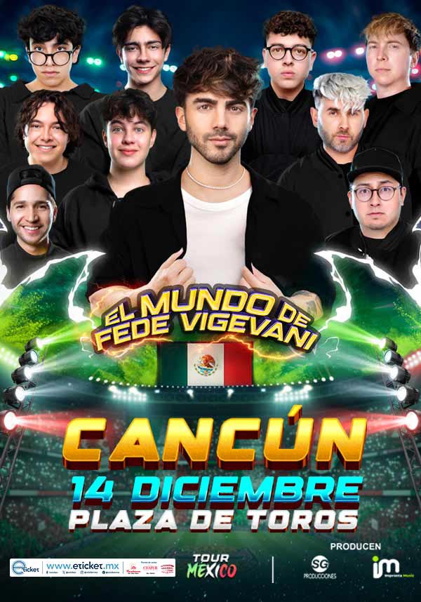 Fede Vigevani llega a Cancún con su espectáculo “El Mundo de Fede Vigevani”