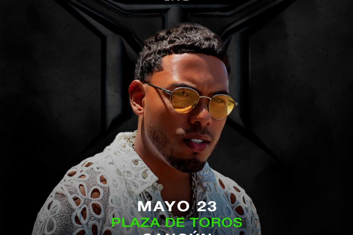 Myke Towers en Cancún el 23 de mayo en la Plaza de Toros este 2026