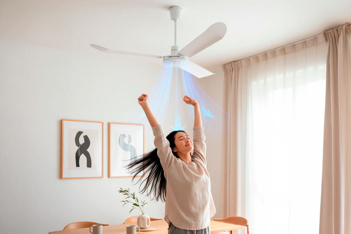 Ventilador de techo potente: la opción práctica para mantener frescas grandes áreas