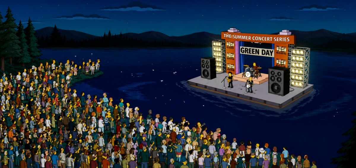 Los Simpson vuelven a hacerlo: Concierto de Morat en Laguna Nichupté