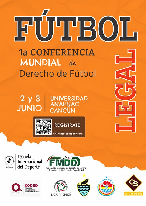 Cancún reunirá a expertos internacionales en la 1ª Conferencia Mundial de Derecho de Fútbol