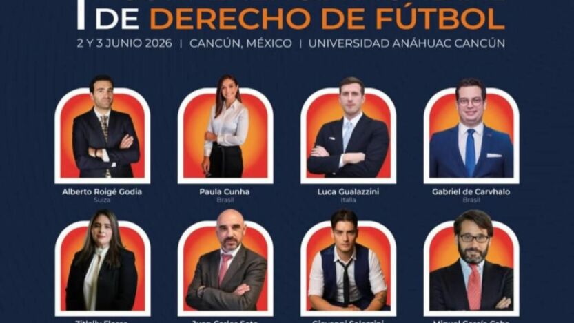 Cancún reunirá a expertos internacionales en la 1ª Conferencia Mundial de Derecho de Fútbol