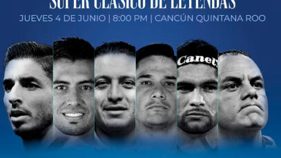 Cuauhtémoc Blanco encabeza el Clásico de Leyendas en Cancún este 4 de junio