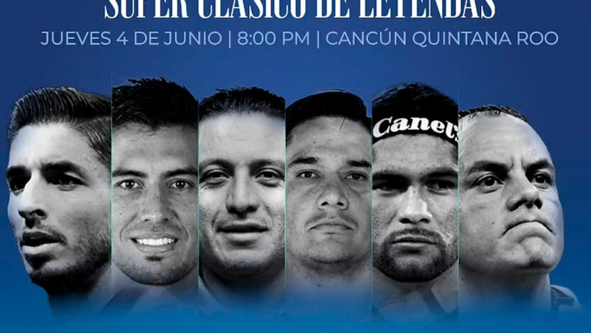 Cuauhtémoc Blanco encabeza el Clásico de Leyendas en Cancún este 4 de junio