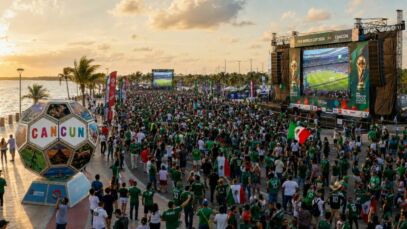 Fut Fest en el Caribe Mexicano: Cancún, Tulum, Cozumel, Isla Mujeres y Bacalar vivirán el debut de México en el Mundial 2026