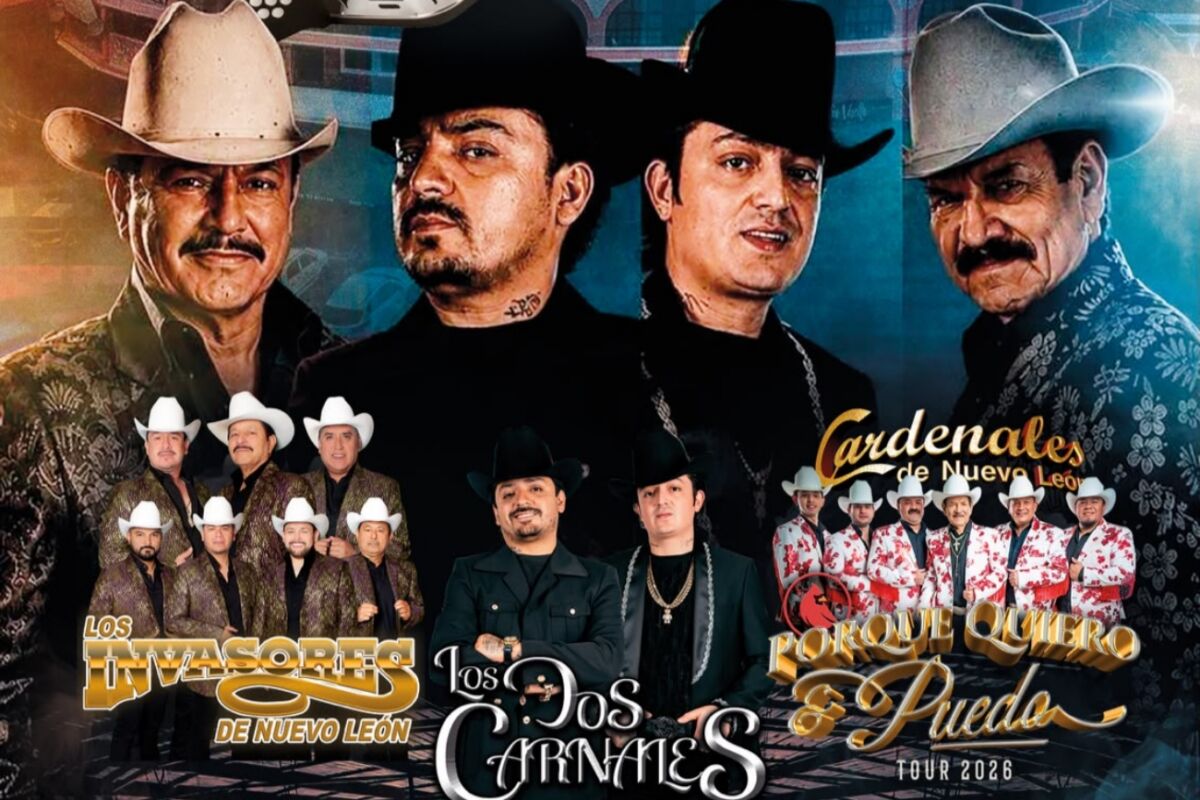 Los Dos Carnales en Cancún este 2026 con el “Duelo de Acordeones” en la Plaza de Toros