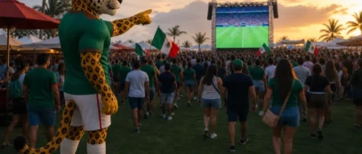 90 Minutos Cancún abre con pantalla gigante, zona VIP y experiencia futbolera durante el Mundial