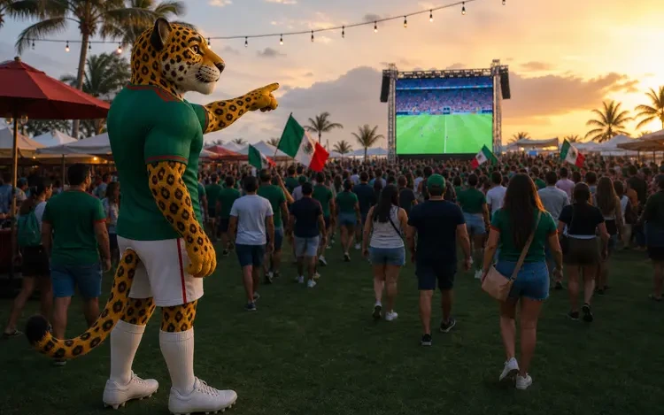 90 Minutos Cancún abre con pantalla gigante, zona VIP y experiencia futbolera durante el Mundial
