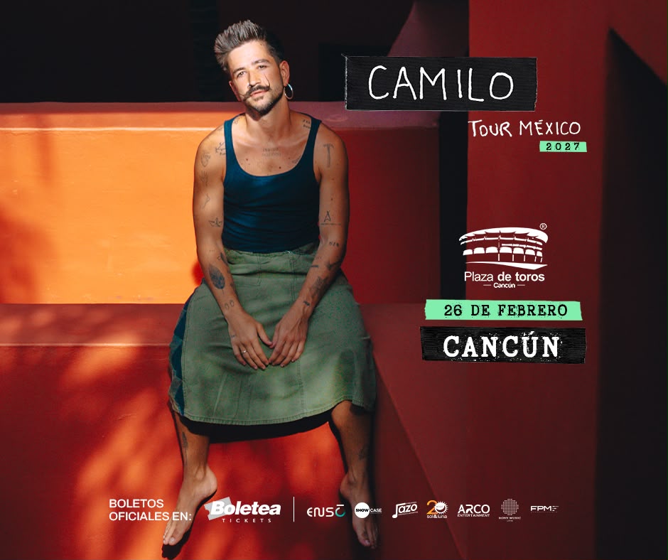 Camilo en Cancún 2027: Nueva fecha y detalles de boletos para el concierto