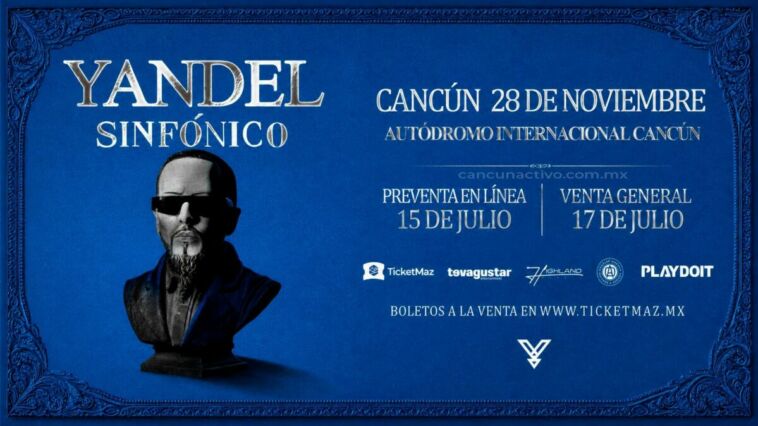 Yandel Sinfónico en Cancún: anuncian concierto en el Autódromo Internacional
