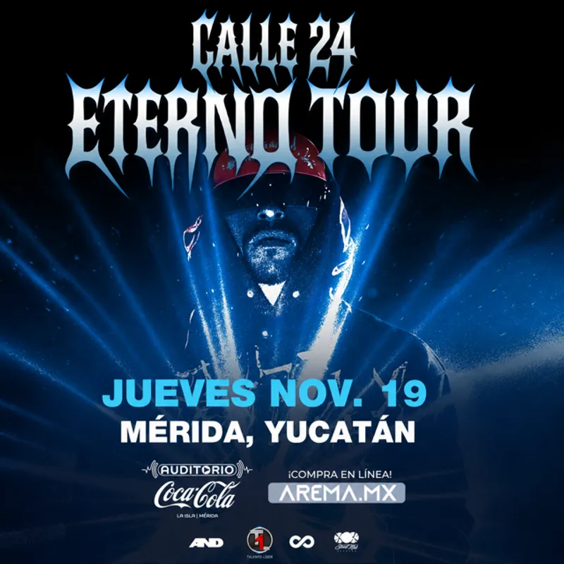 Concierto de Calle 24 en Mérida en noviembre con el Fierro Tour 2026