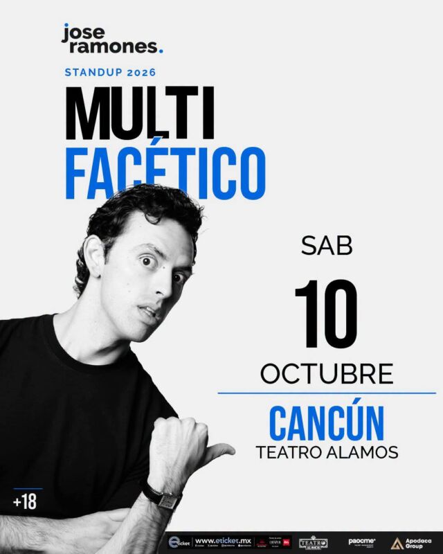 José Ramones en Cancún: fecha, boletos y todo sobre su show "Multifacético"