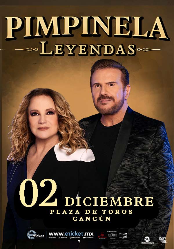 Pimpinela vuelve a Cancún este 2026 con “Leyendas” en la Plaza de Toros