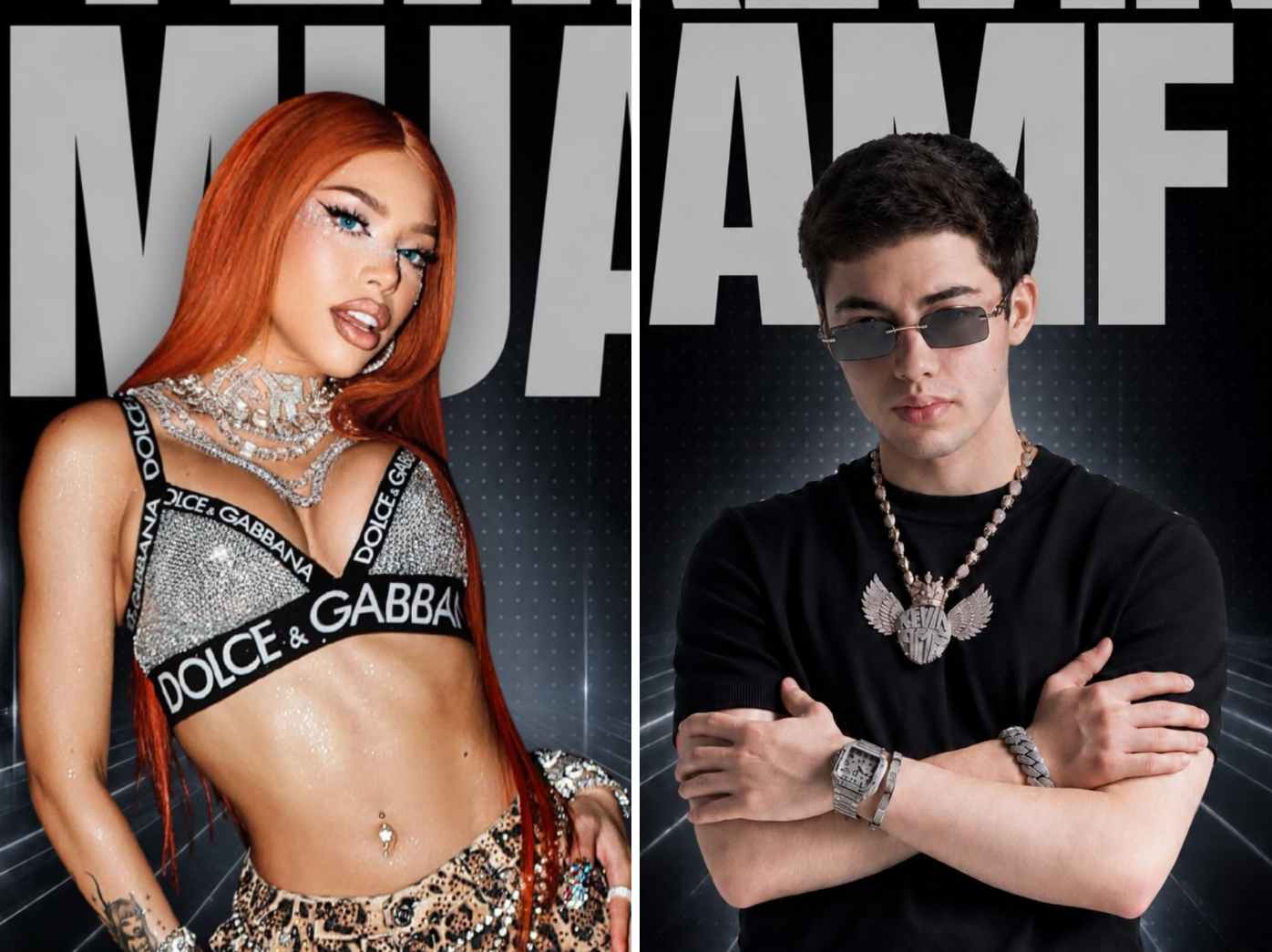 Kevin AMF y Yeri Mua en Cancún como parte de Black Out este noviembre